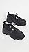 Ganni Women's Track Sole Oxfords, Black, 10 Medium US