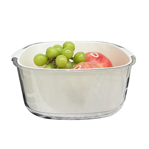 Cesta de colador de alimentos: cuenco de lavado de verduras, colador de limpieza de frutas, cesta de colador de fregadero, cesta escurridora de alimentos, tanque de lavado de verduras de diseño de