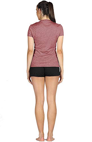 Image of icyzone Workout Running Tshirts for Women - Fitness Athletic Yoga Tops Exercise Gym Shirts (Pack of 3)