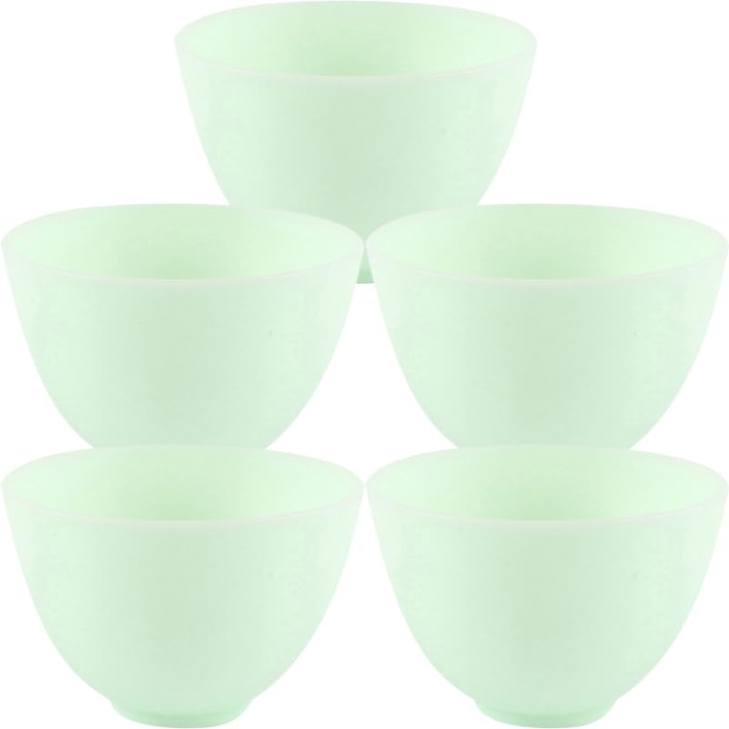 Set de 5 tazones de silicona para mezclar miniatura 2