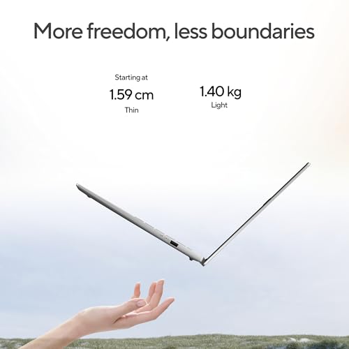 Image of ASUS Vivobook S16 (2026),Smartchoice,Intel Core Ultra 7 355 (Series 3),Intel iGPU, 16GB RAM, 1TB SSD, OLED, 16 inch(40 cm),Win 11,M365 Basic(1Y) Office 24,Cool Silver, 1.7 Kg, S3607AA-SH090WS, Copilot+ PC