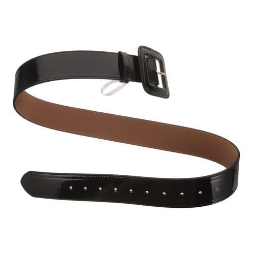 Beaupretty Vintage PU Wide Waist Belt for Women Dress Retro Decorative Cinch Belt with Dragon Design Adjustable Accessory for Jeans and Coats Stylish Unisex Waistband