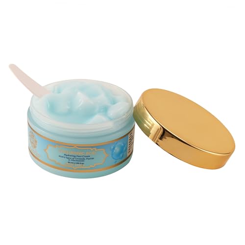 Image of RYLLZ ESSENTIALS 2% Hyaluronic Acid & Ceramide Face Moisturizer | Hydrating Face Cream | with 5% Niacinamide, Aloe Vera & Vitamin E | for Intense Hydration, Barrier Repair Cream, Glowing Skin & Fine Lines | 24 hours long lasting Hydration | non-sticky & light water gel formula | fast absorbing | 50ml