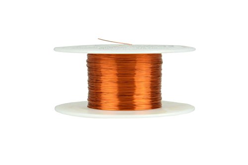 Image of TEMCo 31 AWG Copper Magnet Wire - 2 oz 494 ft 200C Magnetic Coil Winding