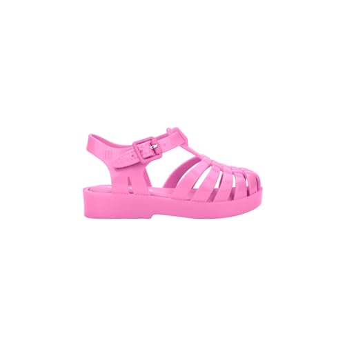 Image of mini melissa Possession Jelly Fisherman Sandal for Toddler and Kids | Iconic Fisherman Jelly Sandal for Toddlers & Girls, Adjustable Buckle, Waterproof, Bubblegum Scent, Play & Dress Shoes
