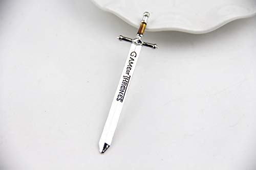 Game of Thrones Sword Vintage Antique Silver Letter Opener Sword Craft Song of Ice and Fire Pendant Movie Jewelry Wholesale