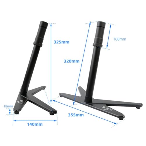 Présentoir pour vélo pliant support aluminium réglable noir doré 355x320mm