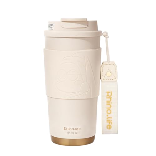 RhinoLife 16oz Ceramic Lined Travel Mug