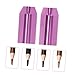 MOBUTOFU 2Pcs Women Makeup Pencil Sharpener Cosmetic Tool for Eyeliner Brow Pencils Wear-Resistant Portable Beauty Accessory for Precise Sharpening