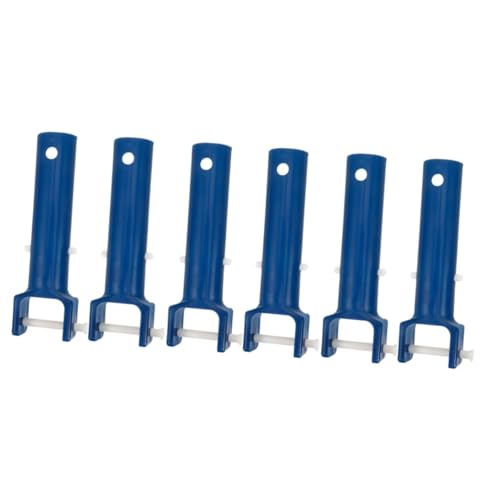 Mipcase Tools 6 Pcs Swimming Pool Suction Head Tool Suction Head Replacement Swimming Pool Vacuum Handle Suction Head Handle Replacement Part Grip Replacement Clean Floor Plastic