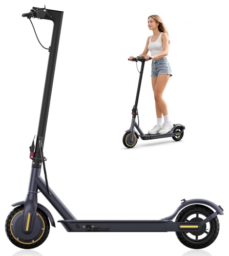 Image of NAVIC Electric Scooter - 8 inch Tires, 350W Peak Motor, Max Speed Up to 19MPH, 22 Miles Long-Range, Portable Foldable Commuting Scooter for Adults with Double Braking, Smart APP