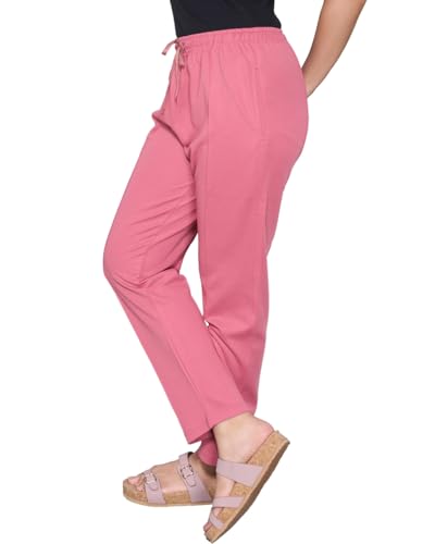 Image of CUPID Woman Plus Size Easy Cotton Track Pants, Comfortable Lower, Trouser, Joggers, Lounge Wear, Night n Daily Wear, Pajama, Travel Pant