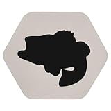 Bass Cat Boat Steering Wheel Cap Insert | Silver Black Logo