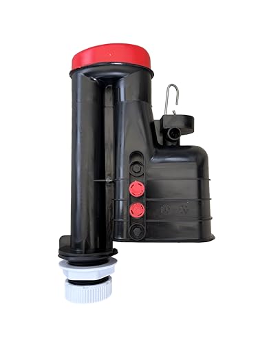 Fluidmaster Dual Flush Syphon 8" WRAS Certified Toilet Cistern Flush Parts with Built-in Overflow, Variable Flush for Water Saving, Efficient Toilet Flush Siphon