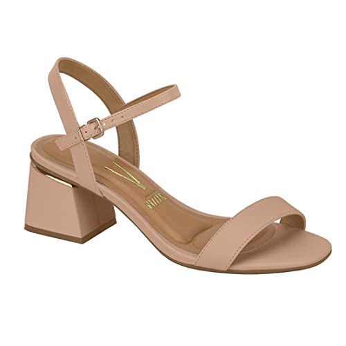 Sandália Casual, Vizzano, Feminino, Nude, 35