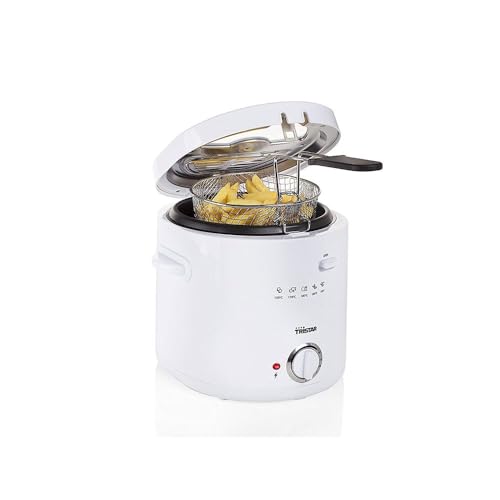 Friteuse 1,5L Tristar FR-6941 compacte blanche à paroi cool touch - 3