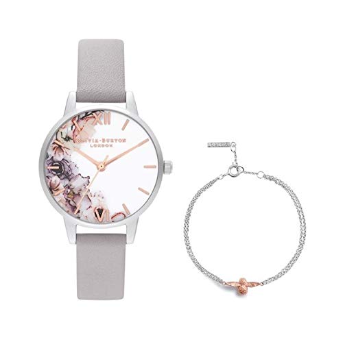 Olivia BurtonWATERCOLOUR FLORALS Women's Watch, Analog