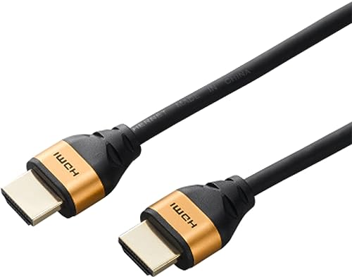 ヤザワコーポレーション HDMIケーブル 3m 4K・HDR対応 18Gbps ゴールドヘッド 金メッキプラグ HIGH SPEED with Ethernet Ultra HD Blu-ray対応 ブラック HD430GD