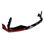 Frontstoßstangenspoilerlippe kompatibel mit M/W Gen 3 Serie G20 G28 330i M340i 2019-2021 M Sport Unterboden-Kit Splitter(1 Pair Red)