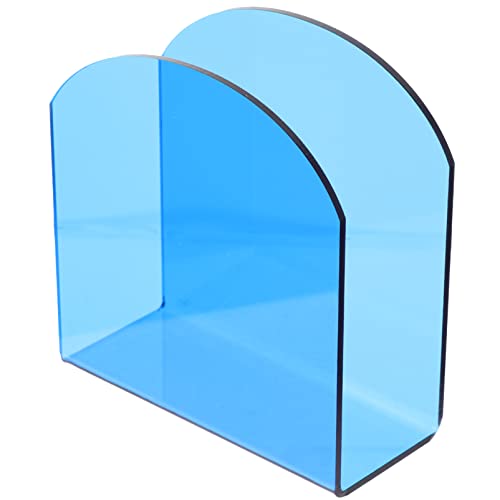 STOBAZA Acrylic Napkin Holder Kitchen Table Serviette Holder Tissue Dispenser Buffet Paper Napkin for Tables Kitchen Restaurant Home Decor Blue