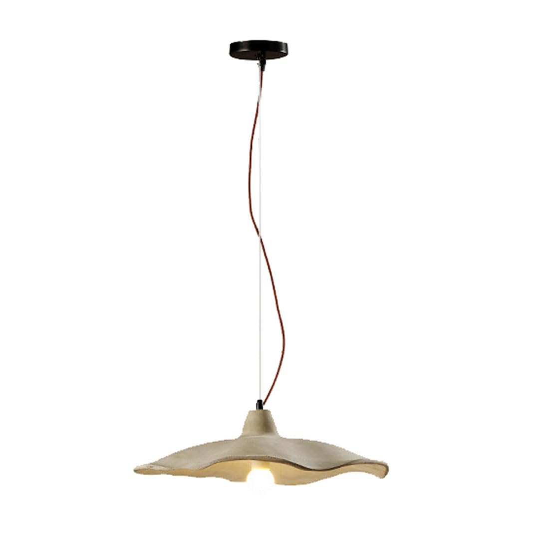 Suspension en pierre réglable pour éclairer une grande table