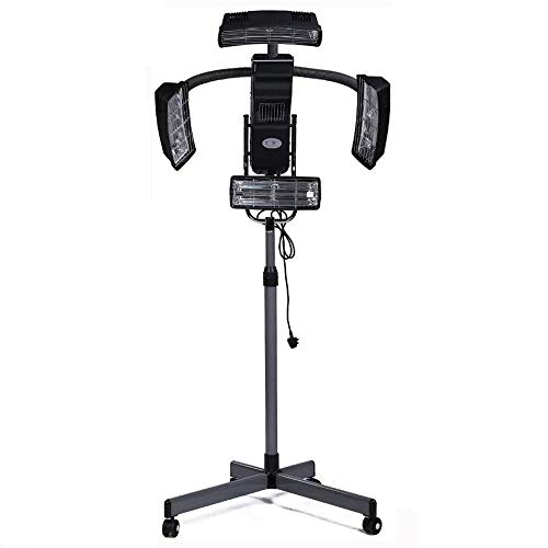 Trockenhauben,Haar Prozessor,Friseurbedarf für Home Salon Beauty,Tragbarer Boden-Haartrockner-Stand-Berufssalon-Badekurort-Rollen-Dampfgarer