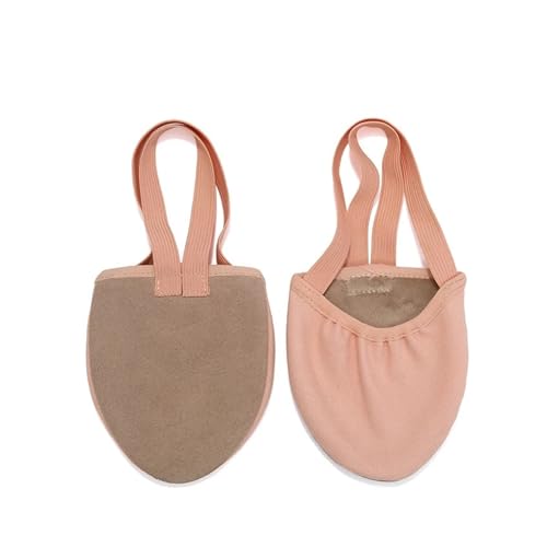 Chaussures Ballet Demi-Semelle Élastiques pour Éviter les Frottements