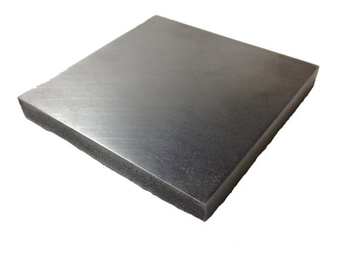 RMP Steel Bench Block, Flat Anvil Jewelers Tool, 4 Inch x 4 Inch x 1/2 Inch Thick