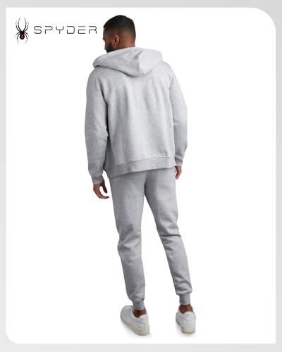 Spyder Mens Tracksuit - 2 Piece Sweatsuit for Men with Zip Up Hoodie & Jogger Sweatpants, Track Suit for Jogging or Warm Up2