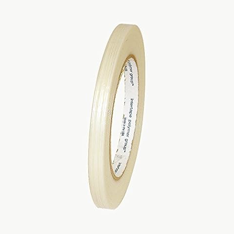 Intertape RG-300/WI03860 RG300 Utility Grade Filament Strapping Tape: 3/8" x 60 yd, White Cover