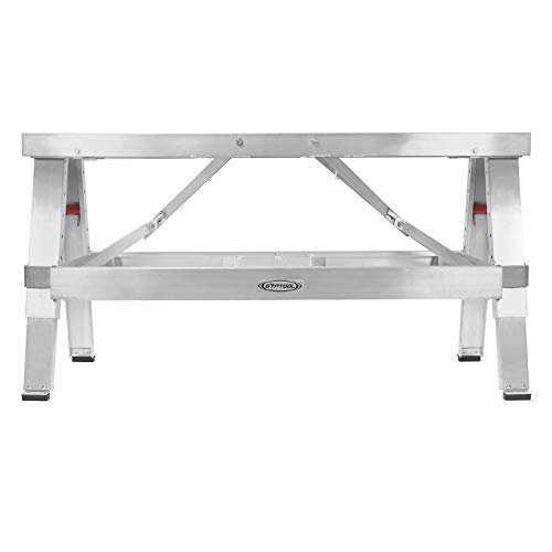 GypTool Adjustable Height Drywall Taping & Finishing Walk-Up Bench: 18 in. - 30 in.