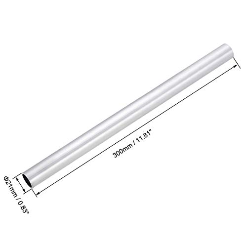 Tube en aluminium 6063 usiné de précision 21x18mm pour finitions soignées