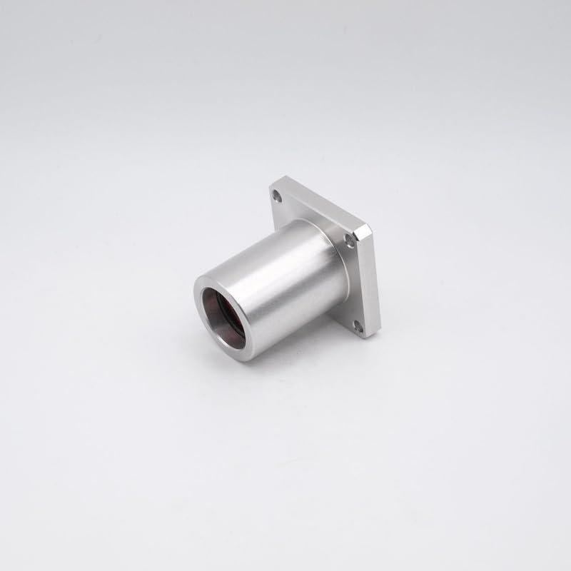 SWKP06 Square Flange PTFE Lined Linear Bearing 3/8" Bore SFP06