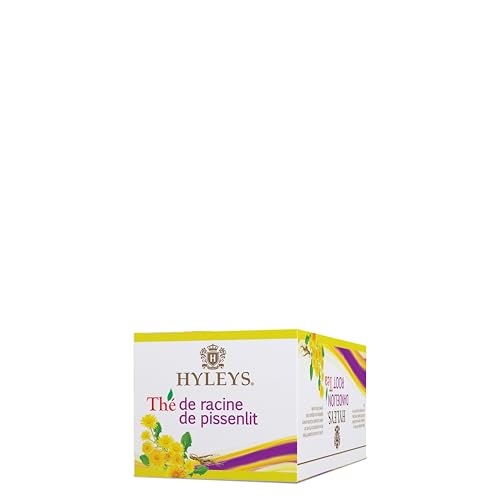 Hyleys Dandelion Root & Green Tea with Milk Thistle and Licorice Root - Herbal Detox Blend - 25 Tea Bags