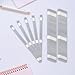 Colaxi 50x Thermal Glue Strips Binding Tapes Office Supplies 12 mm Thermal Binding Strips Multifunctional for Pictures Reports Files, 3 Point