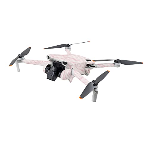 Image of MightySkins Carbon Fiber Skin Compatible with DJI Mini 3 - Silky Pink | Protective, Durable Textured Carbon Fiber Finish | Easy to Apply | Made in The USA