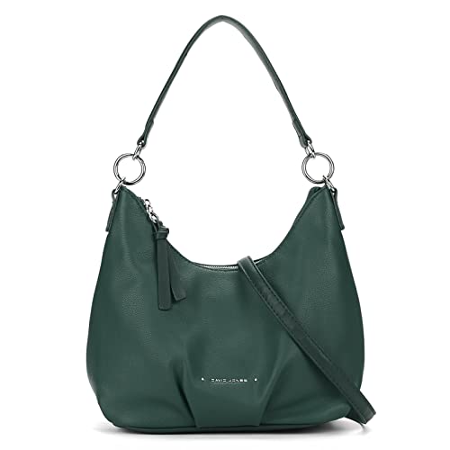 David Jones - Sac à Main Bandoulière Porté Epaule Femme - Sac Banane Simili Cuir PU Porté Croisé Travers - Besace Anse Poignée - Sacoche Souple Ville...