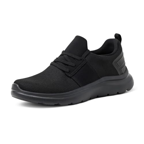 COMFORT E VESTIBILITÀ: queste sneakers da cross training presentano una suola ammortizzata in EVA e una soletta in memory foam sagomata che si adatta al piede per offrire un comfort personalizzato, mentre la tomaia in maglia e la linguetta sul tallone le rendono facili da indossare. I lacci elasticizzati assicurano una perfetta vestibilità senza doverli allacciare ogni volta