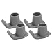 BCOATH 4pcs Walker Foot Pads Anti-Skid Walker Skis Universal Walker Gliders Walker Skis Glides Heavy Duty Walker Skis Feet Nonstick Crutch Tips Slides Protector Slider TPR and Pp Replace