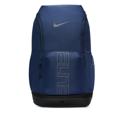 Nike, Unisex, Varsity Elite Backpack (32L), Midnight Navy/Black/Iron Grey, One Size