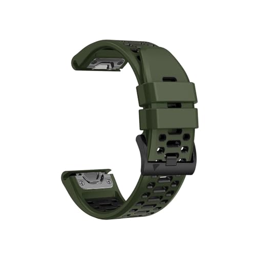 Garmin Fenix 8 47mm 51mm/Fenix E/Fenix 6 6X 7X Pro 5 5X�i22mm 26mm�̏_��ȃV���J�Q�����X�|�[�c���X�g�o���h�t���j�ɑΉ�