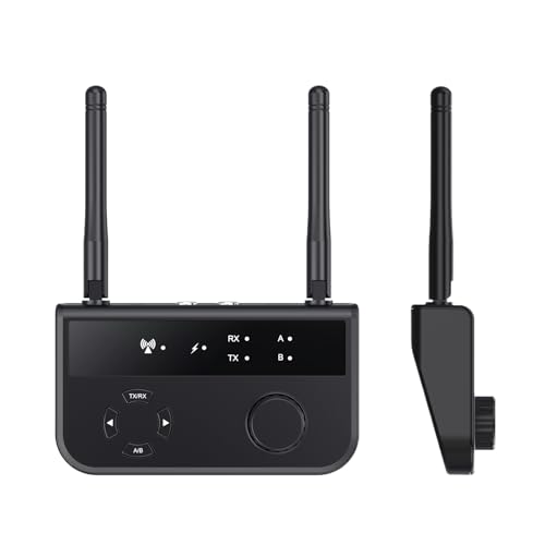 Adaptateur sans Fil – Adaptateur sans Fil d'avion | Double Connexion pour Casque, Consoles de Jeux, téléviseurs, PC, téléphones Portables, Haut-parleurs,...