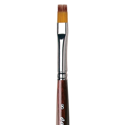 Image of da Vinci Watercolor Series VarioTip Paint Brush, Flat Synthetic, Size 8 (1381-8)