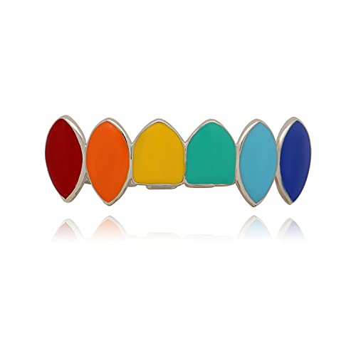 Juego de Parrillas Dentales Hip Hop Dorado 18K Unisex miniatura 4