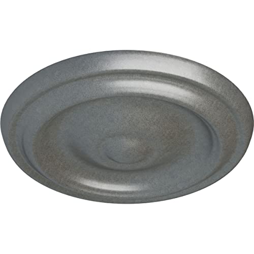 Image of 9 5 /8 inchOD x 1 1 /8 inchP Maria Ceiling Medallion (Fits Canopies up to 1 3 /4 inch), Platinum