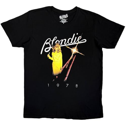 Blondie Jaune Robe 1978 T Shirt haut de collection mode urbaine pour passionnes