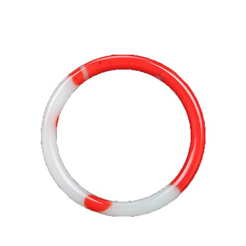 Bracelet jade de soie dorée accessoire bien-être en pierre de sang