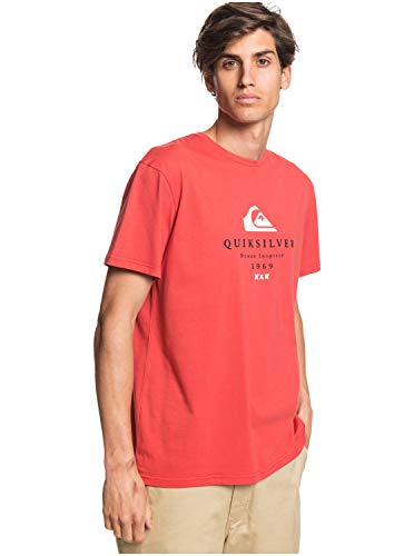 Quiksilver - First Fire Camiseta para Adulto, Baked Apple, XL