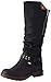 Rieker Damen 94789 Kniehohe Stiefel, Schwarz, 36 EU