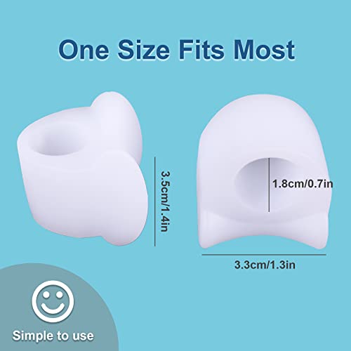 Gel Toe Separators Pinky Toe Spacers For Overlapping Toes Bunions Big Toe Alignment Corrector And Spacer Toe Spacers #TOP1